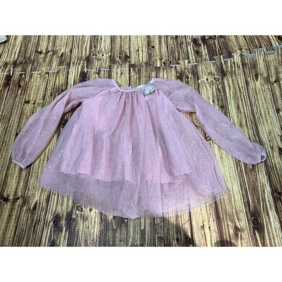 Nanette Kids Pink Blouse Girls Sz 4 Layered - Picture 1 of 7